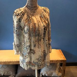 Silk top from Tempo Paris